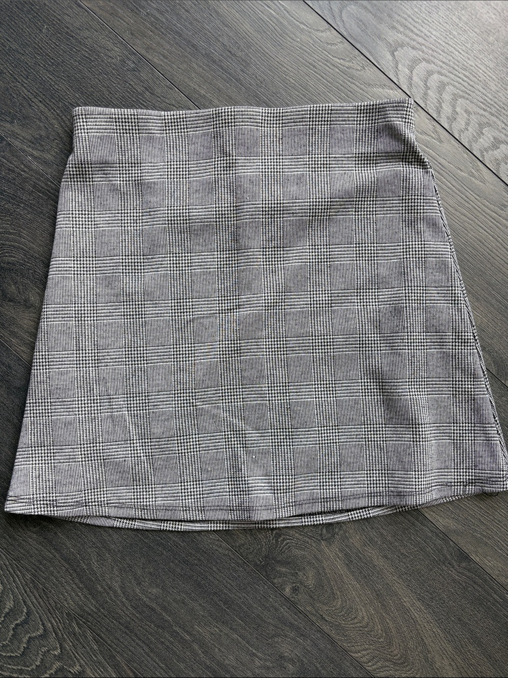 Studio Gray Plaid Mini Skirt